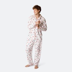 Misteltoe Flanell Julpyjamas Herr