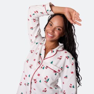 Misteltoe Flanell Julpyjamas Dam