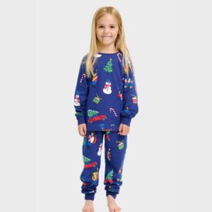 Julpyjamas för barn i ekologisk bomull, Christmas Toys