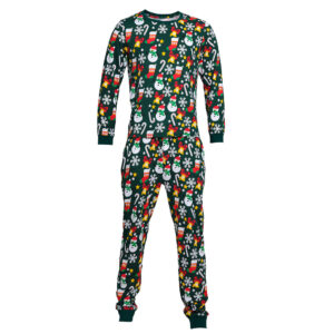 Julpyjamas för herr i ekologisk bomull, Den Mysiga