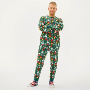 Julpyjamas för herr i ekologisk bomull, Den Mysiga Julpyjamasen