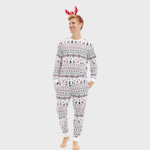 Julpyjamas för herr i ekologisk bomull, Den fridfulla